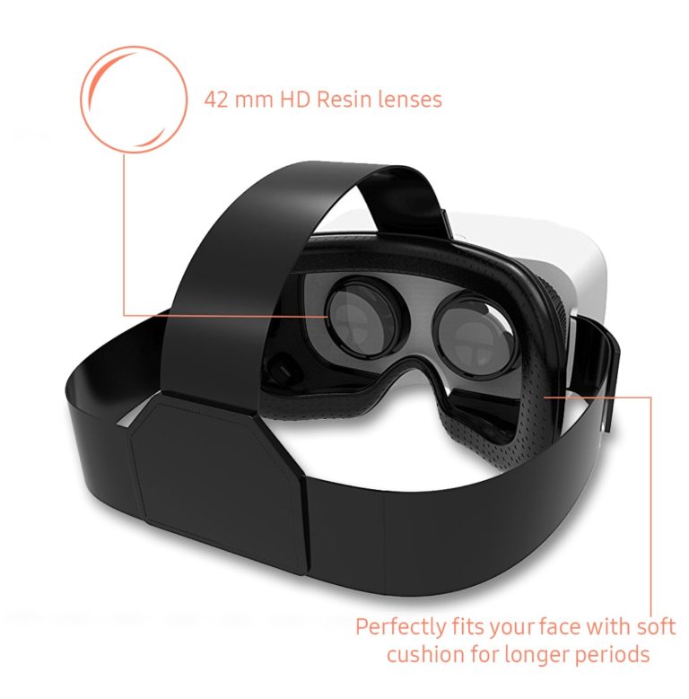 Mini 3d VR Headset at Best Price in India with HD Lenses for Mobiles