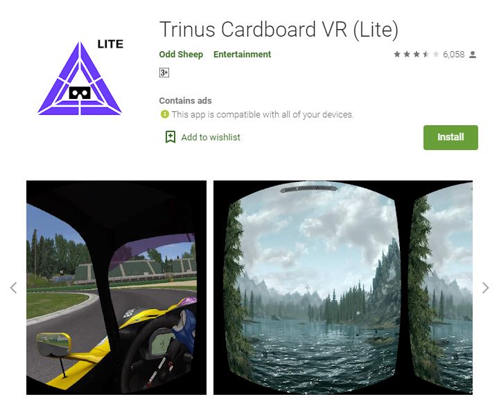 Trinus vr на пк