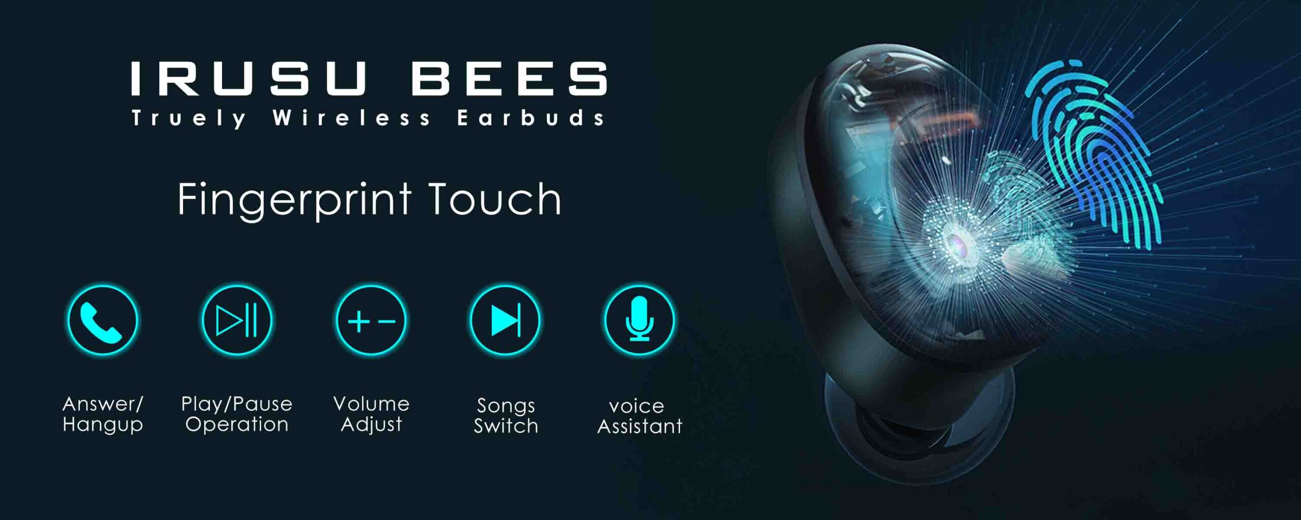 TWS wireless Tuch earbuds
