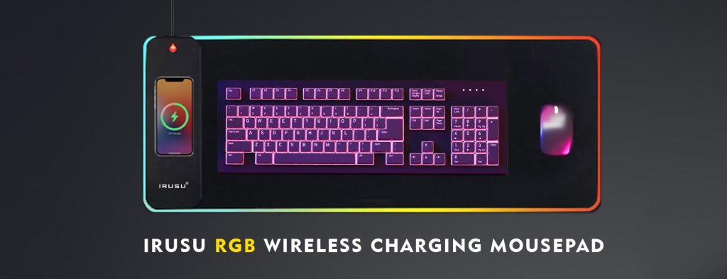 RGB Mouse Pad with Wireless Charging